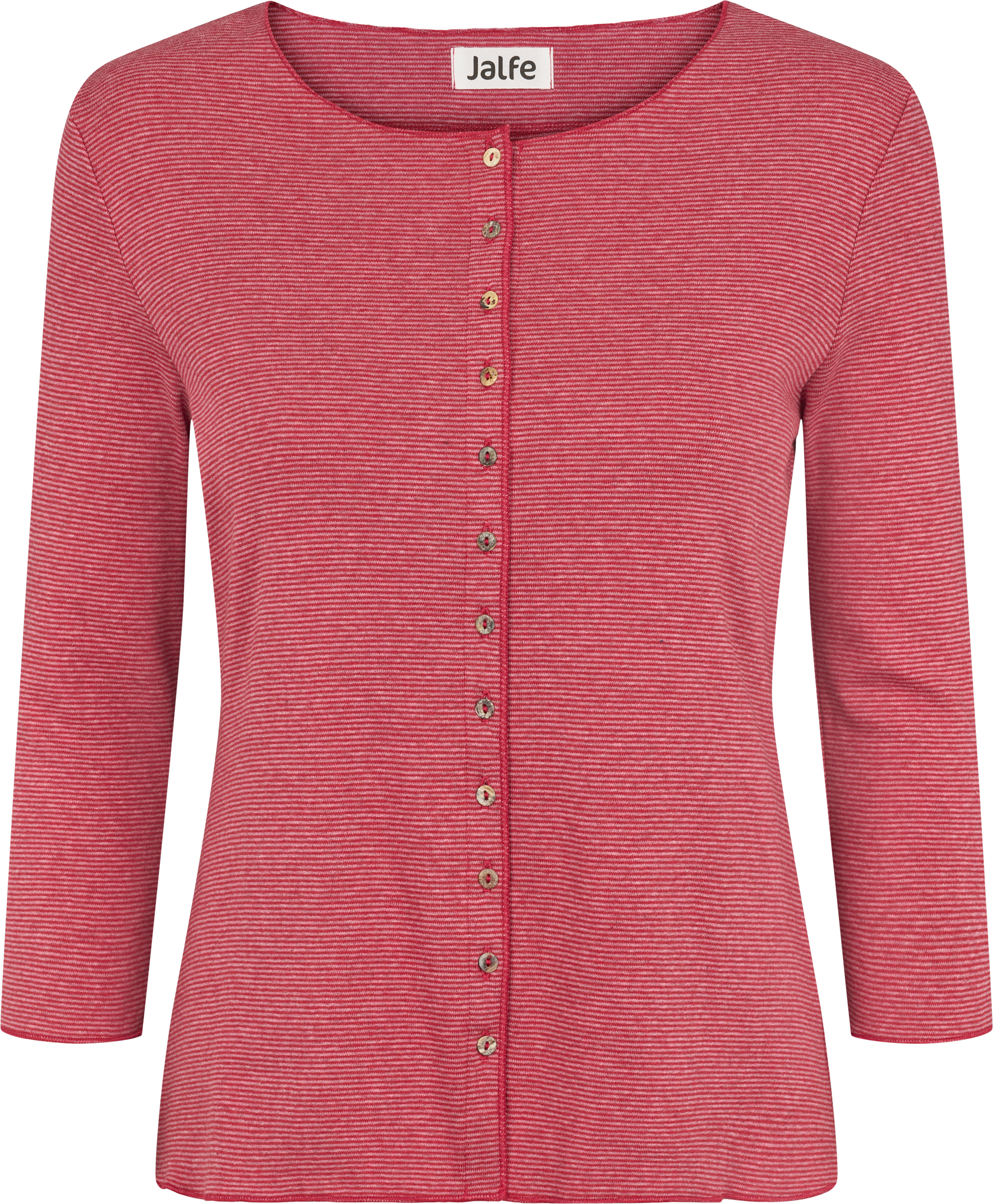 Cardigan 3/4 stripes organic cotton
